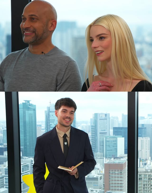 Instagram post by @albertlaro_ for Universal Pictures. Caption reads: publi invitacion | Entrevisté al cast de Super....