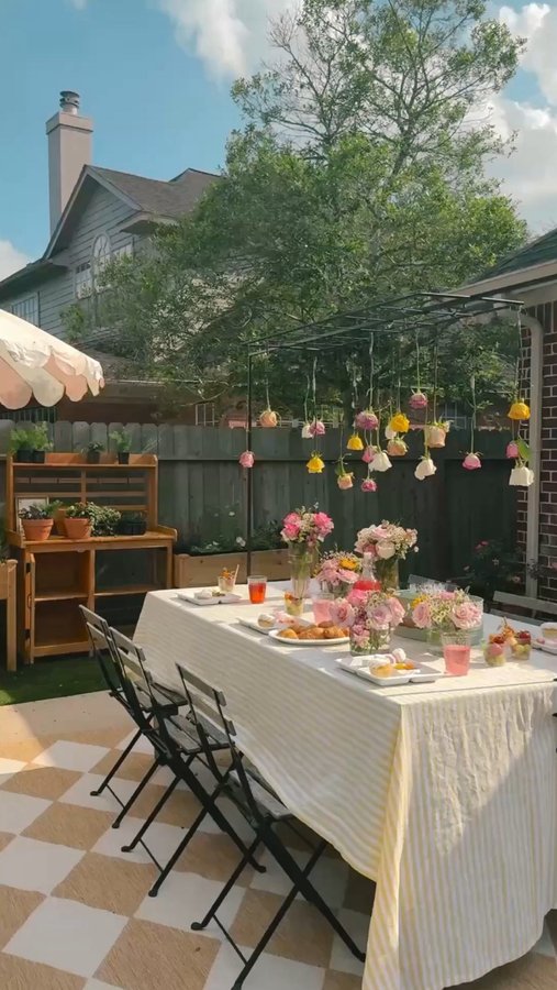 Instagram post by @astoldbymichelle for Chinet. Caption reads: #ChinetPartner | hosted the dreamiest summer....