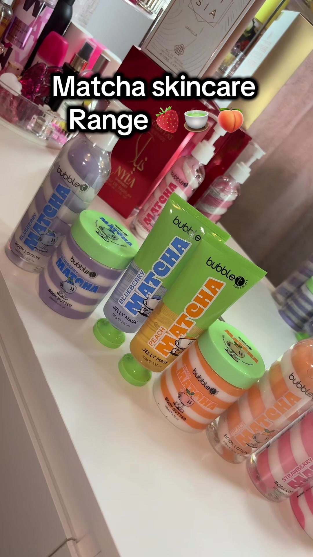 TikTok post by @bethanyblackburn4 for Bubble T Cosmetics. Caption reads: @Bubble T Cosmetics #skincare#selfcare....