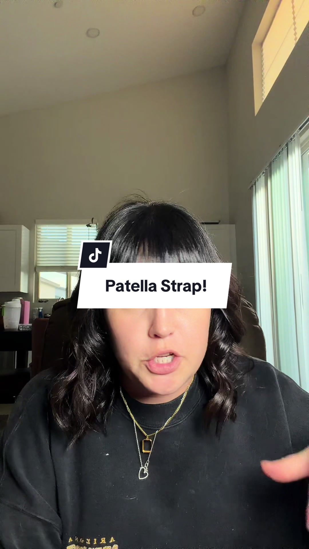 TikTok post by @dayna.kornau for Sleeve Stars. Caption reads: [...] #patella #athletictraining @Sleeve Stars.