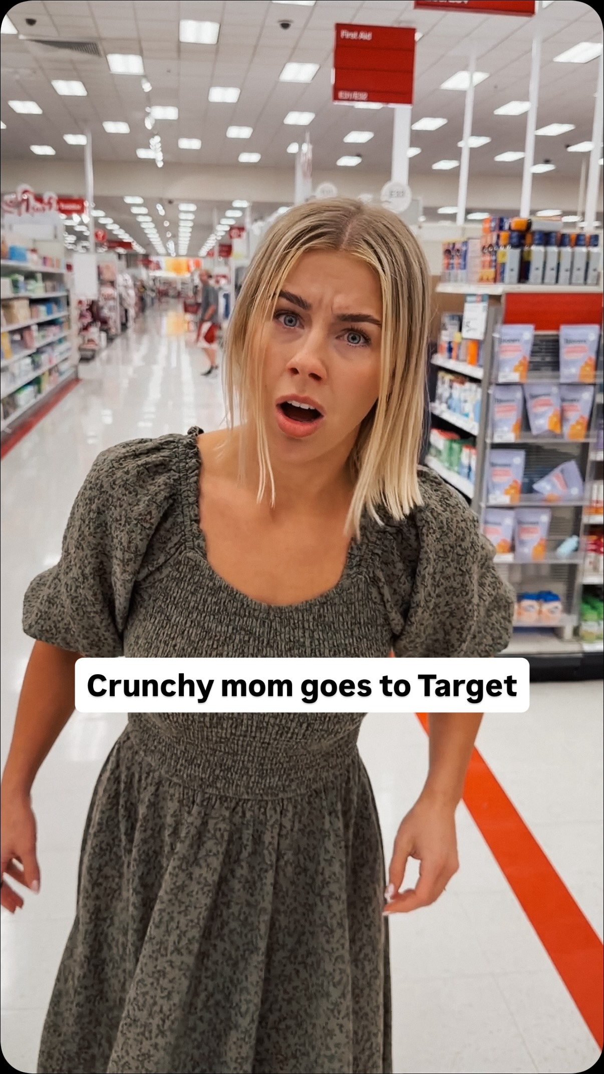 Instagram post by @jane for ShopFlavCity. Caption reads: Even tho she almost shoplifted, crunchy mom is....