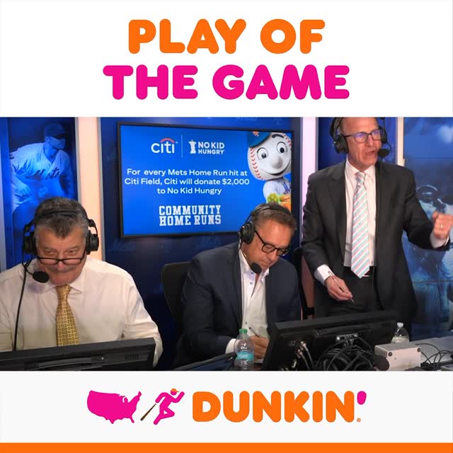 Instagram post by @garykeithron for Dunkin’. Caption reads: “SEVEN STRAIGHT FOR NEW YORK, MARTE THE....