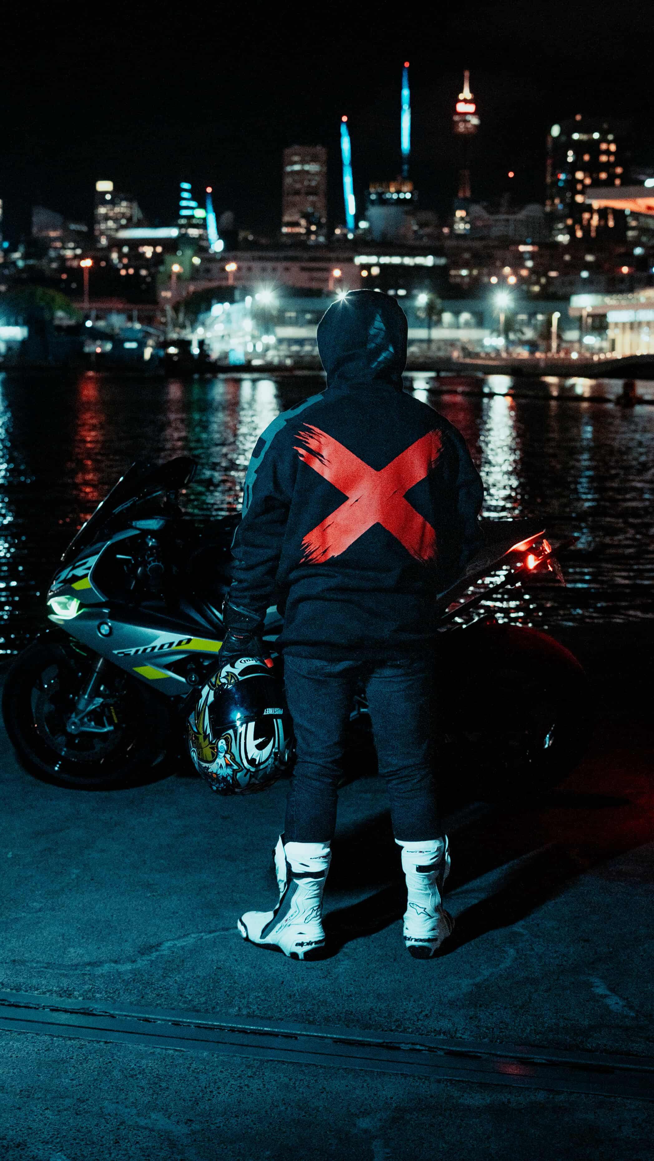 Instagram post by @iceman_s1krr for Monster Fairings. Caption reads: “Do what is right, not what is easy nor what is....