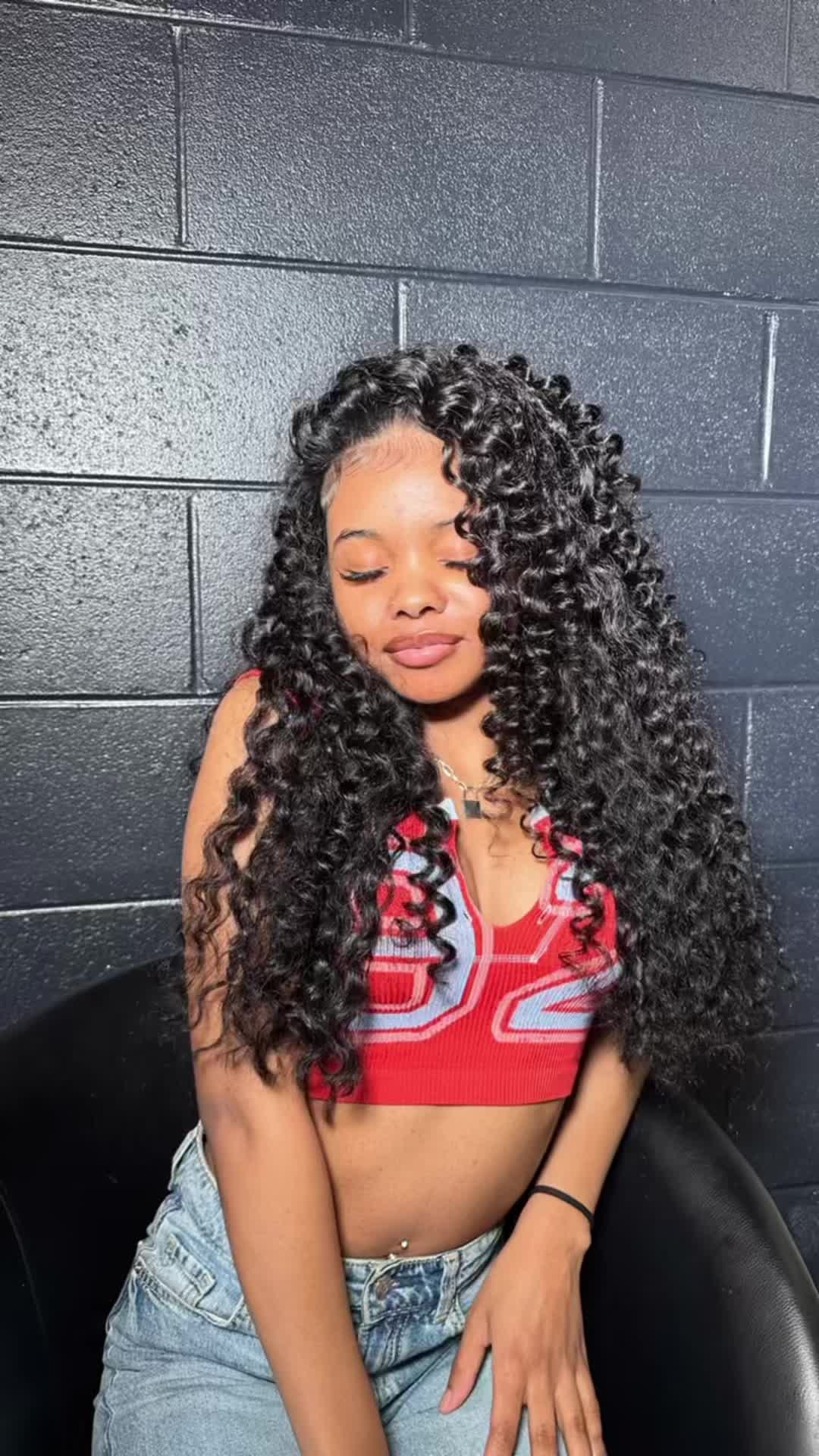 TikTok post by @xashwrldx for Ashinehair. Caption reads: it’s hair dayyyy! @Ashinehair US  hairstylist -....