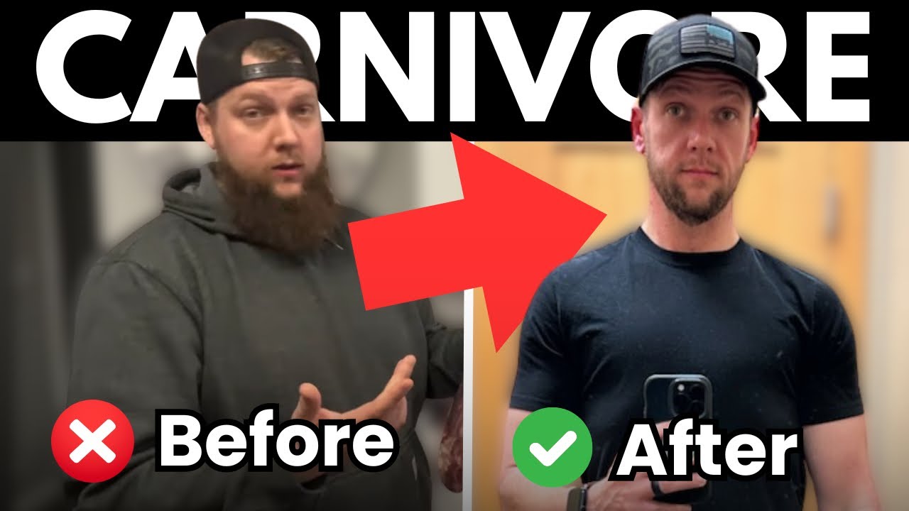 YouTube post by @carnivorecouple for Monument Grills. Caption reads: I ATE ONLY MEAT for 2 YEARS... Here’s What....