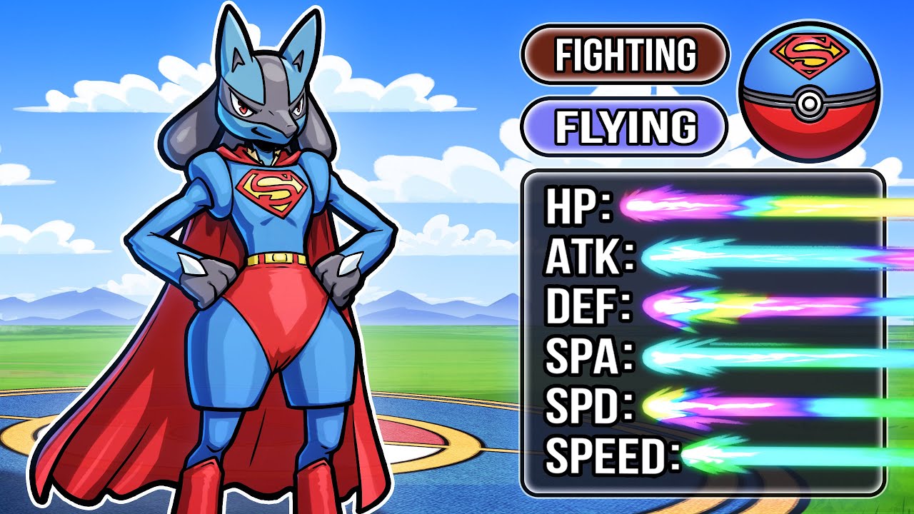 YouTube post by @UnitedGamer for Helix Sleep. Caption reads: I Gave Pokemon Super Powers to Make Them INSANELY....