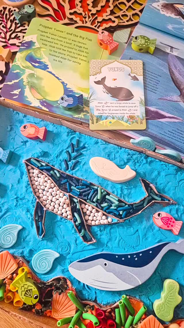 Instagram post by @ourbookishplaydays for Rainbow Eco Play. Caption reads: [...] sand (gifted) & orange elastisand....