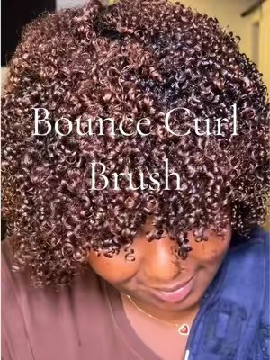 TikTok post by @stephywitdagoodfro for Kaleidoscope Hair Products. Caption reads: [...] 🌀✨ @BounceCurl Product used:....