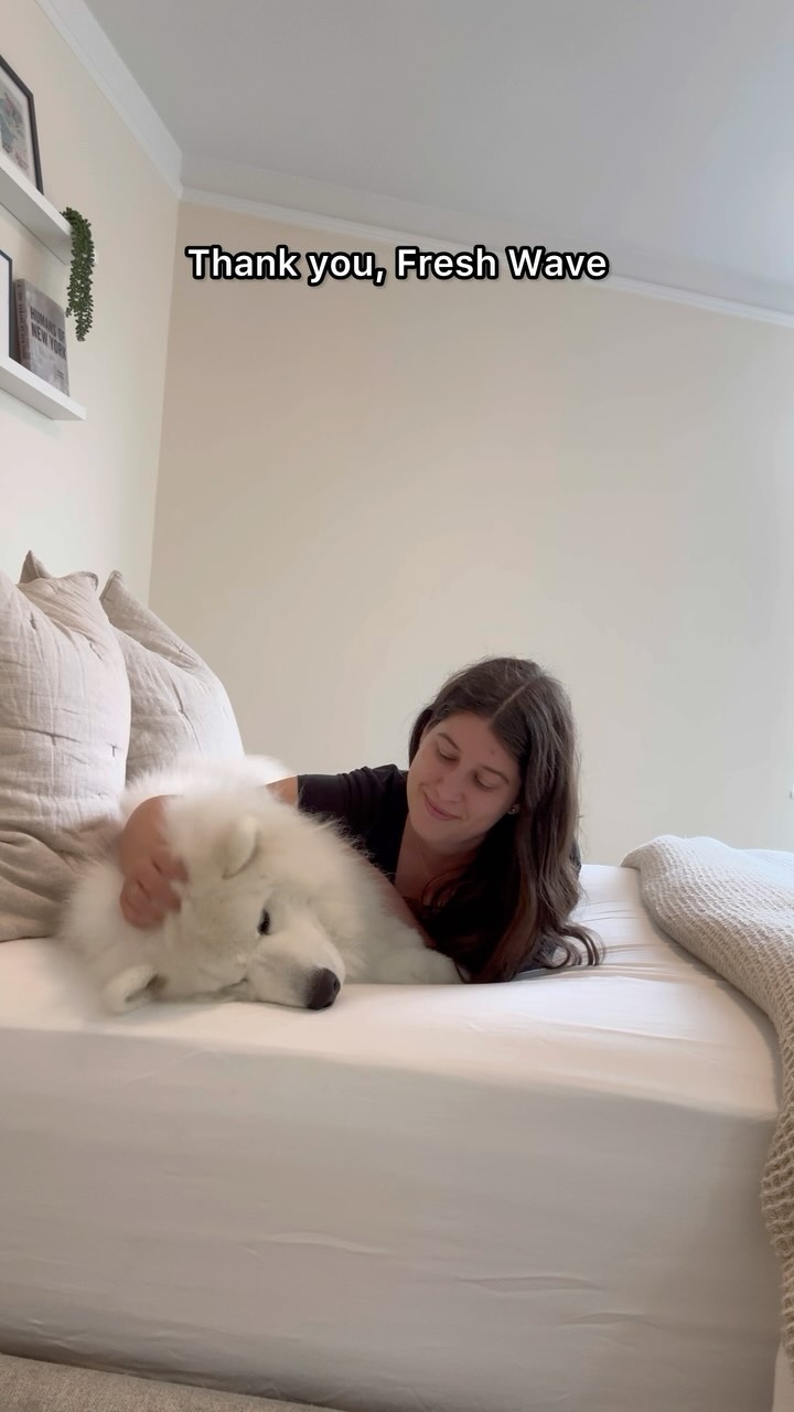 Instagram post by @littlebearlumi for Fresh Wave. Caption reads: [...] and stains bother us when we have @freshwave....