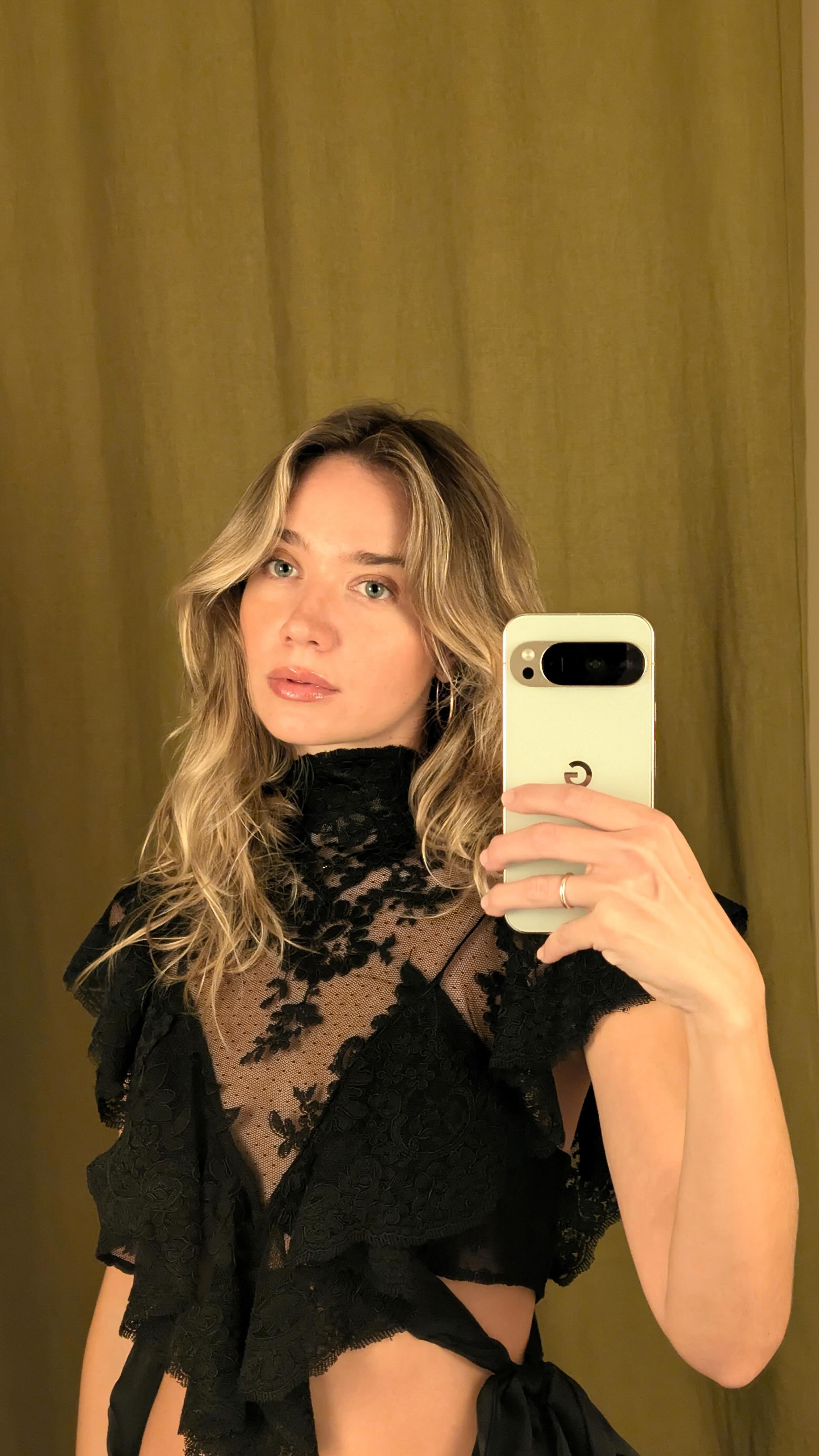 Instagram post by @juliahlm for ZIMMERMANN. Caption reads: cocktail hour with @zimmermann in Hamburg 🍸/....