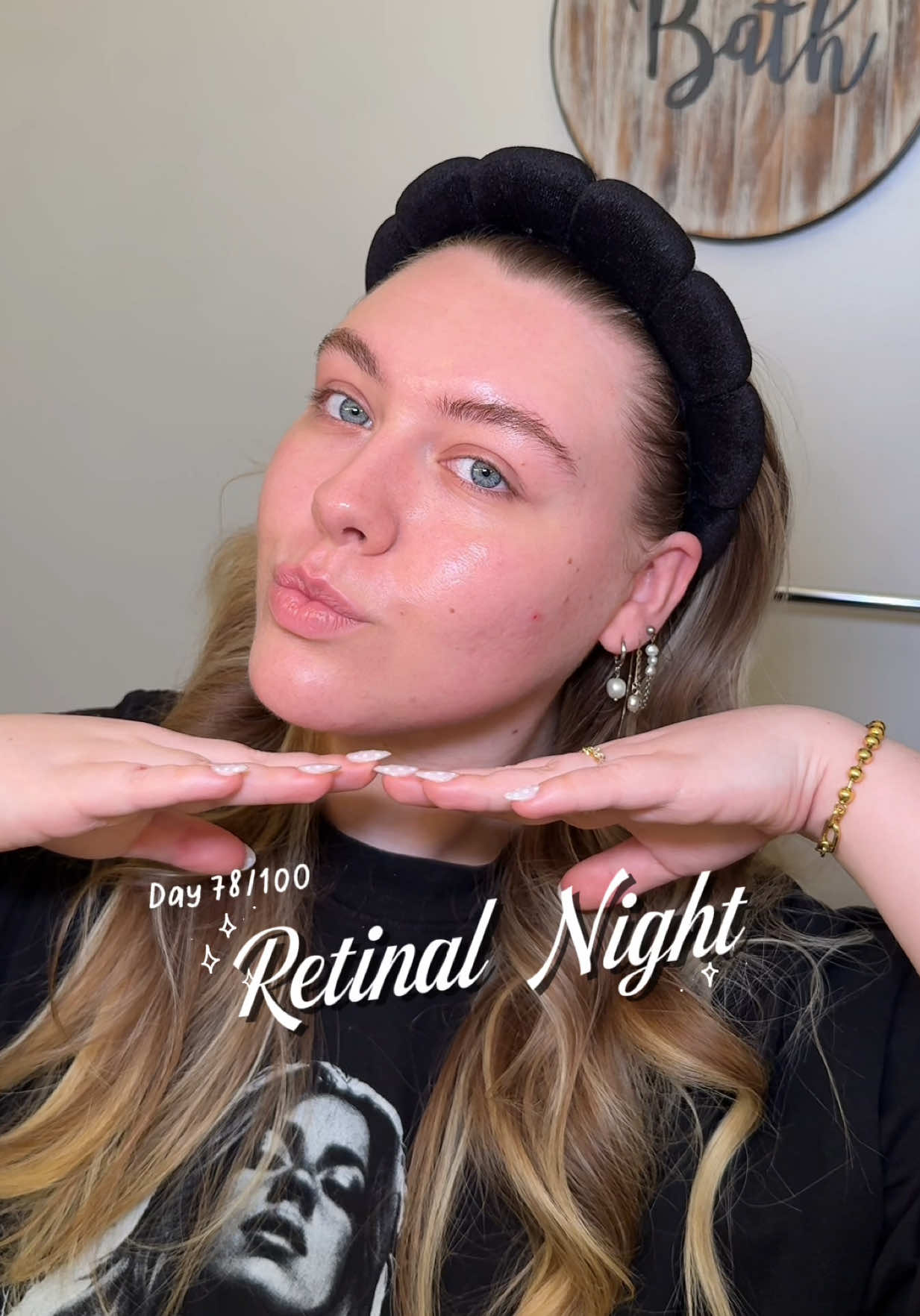 TikTok post by @ashley_w65 for Experiment Beauty. Caption reads: Day 78/100 of trying to reach 10k followers!! Do....