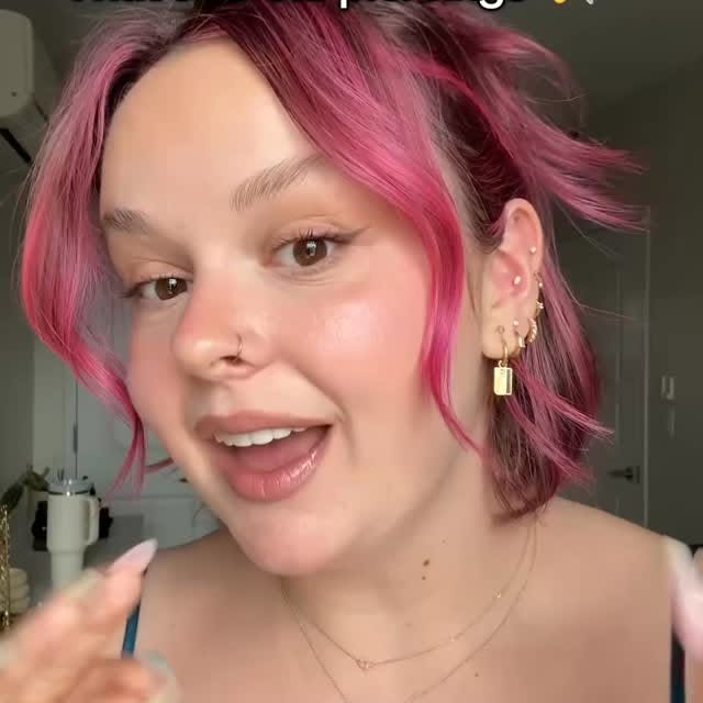 Instagram post by @hydrationceo for Studs. Caption reads: Currently planning on at least 4 more piercings 🤭....