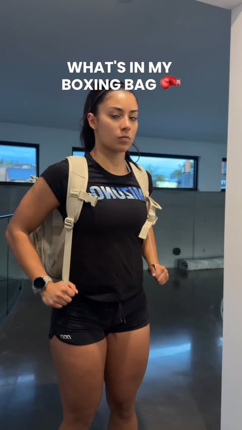 Instagram post by @sabiemancini for Bagsmart. Caption reads: Been using the BAGSMART Blast Travel Backpack for....