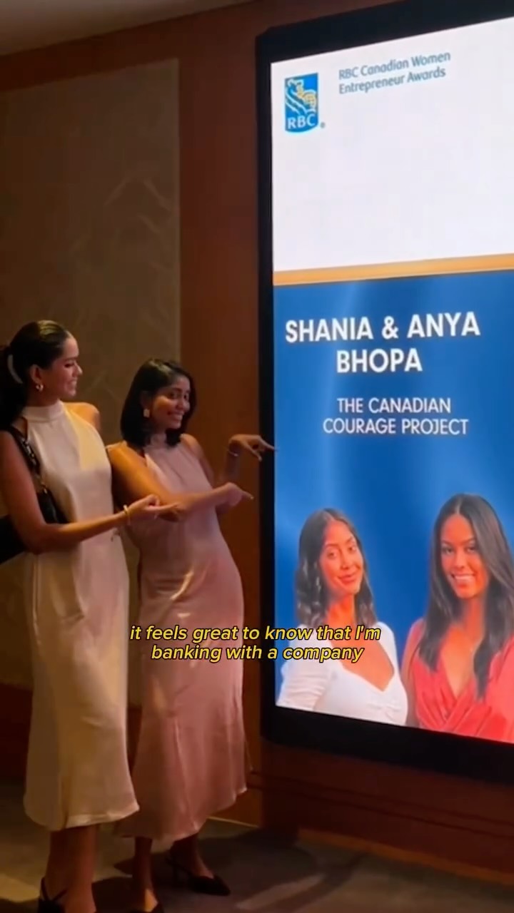 Instagram post by @wellbyshania for RBC. Caption reads: #ad I’ve been banking with @RBC since I was five.....