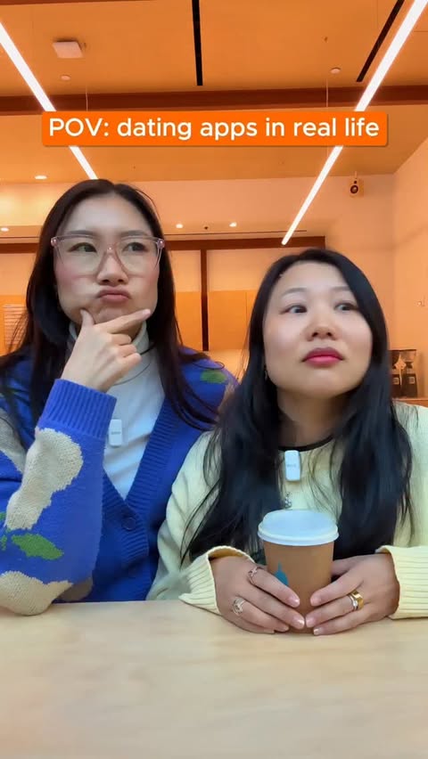 Instagram post by @theoneshu for Coffee Meets Bagel. Caption reads: [...] from a generic pickup line 🤣 ☕❤️....