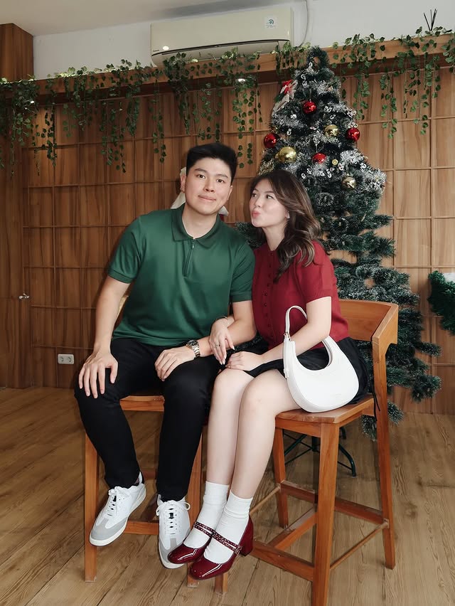 Instagram post by @gabriellewangs for Kenneth Cole. Caption reads: Sleighing the season together in @kennethcole.id....