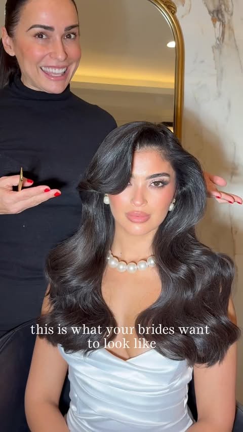 Instagram post by @senadakxo for BELLAMI Hair. Caption reads: Stylists! Join me this Saturday for an in depth....