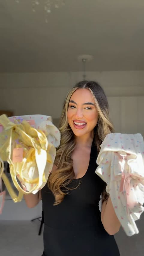 Instagram post by @megan_iveyxx for Boux Avenue. Caption reads: All stocked up with my favourites 🎀✨ @bouxavenue....