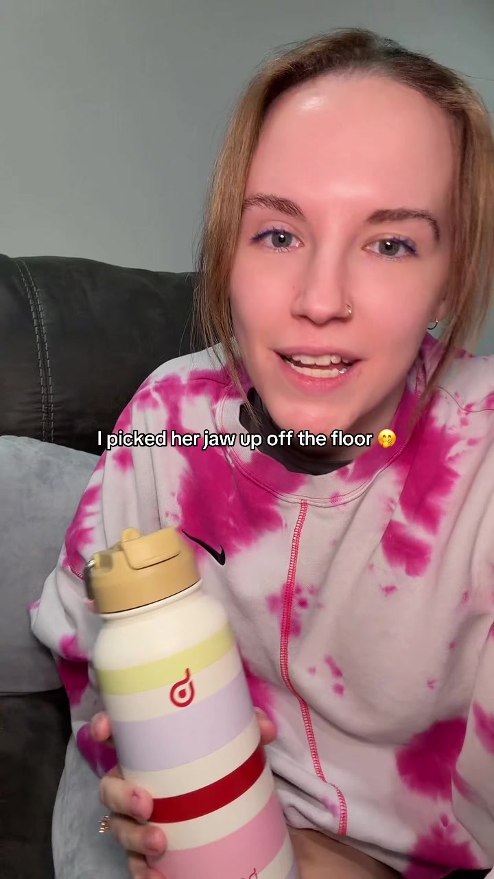 TikTok post by @cour10y_2.0 for BOTTLE BOTTLE. Caption reads: [...] one more cup but it was too cool....