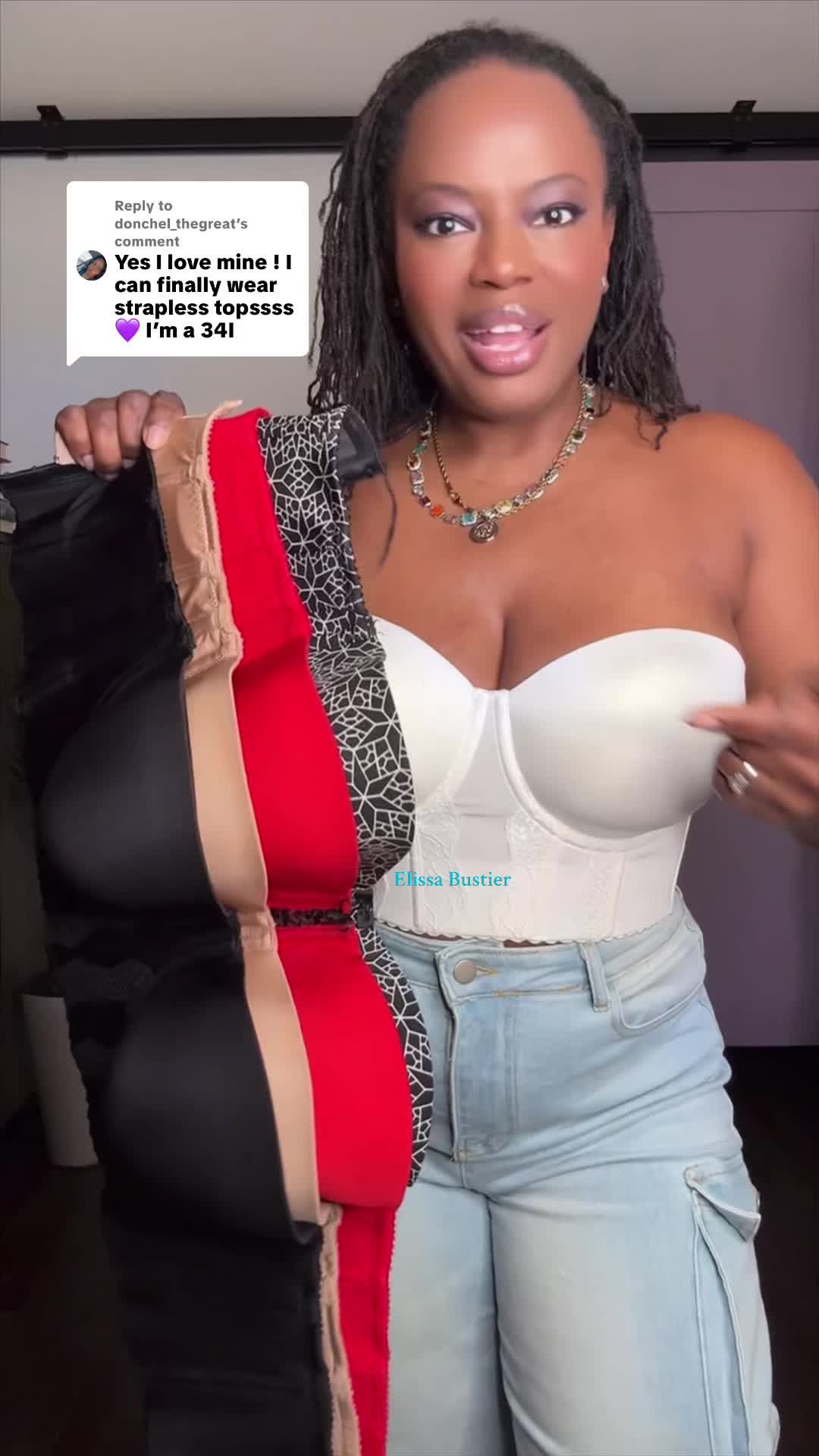 TikTok post by @theelboogy for PARFAIT Lingerie. Caption reads: [...] put and gives me a lot of options @PARFAIT....