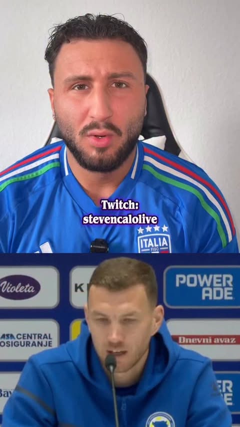 Instagram post by @steven_calcio for DAZN. Caption reads: [...] #itália #italien #wm #weltmeisterschaft....