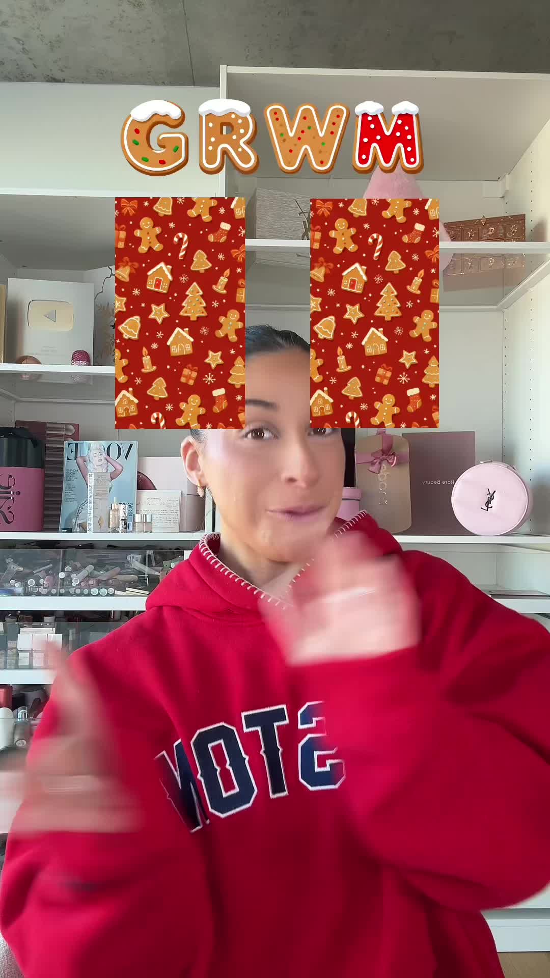 TikTok post by @allierosss for Caliray. Caption reads: [...] Milano @Wonderskin Beauty @Huda Beauty....