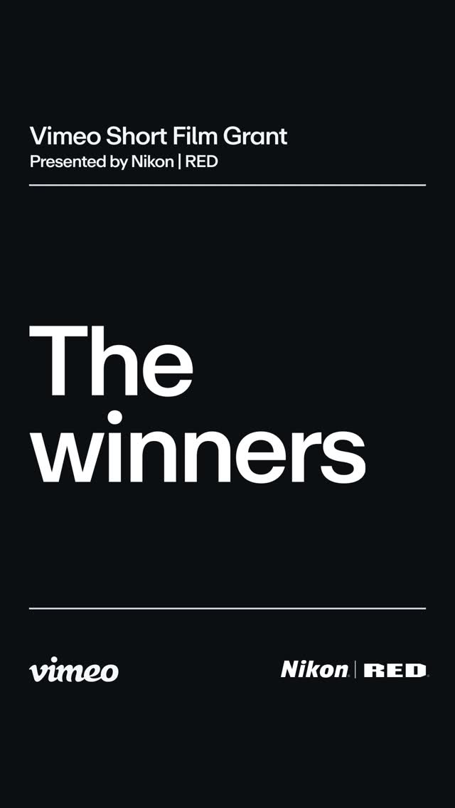 Instagram post by @reddigitalcinema for Vimeo. Caption reads: The inaugural @Vimeo Short Film Grant, presented....