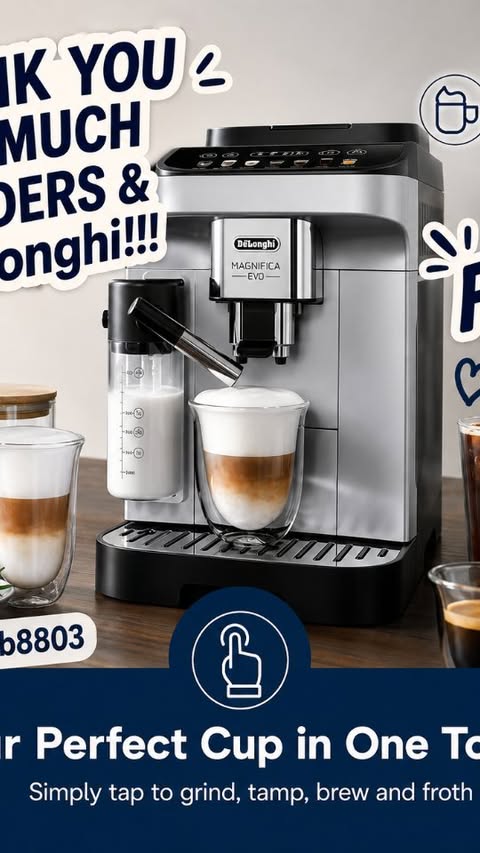 Instagram post by @mandib8803 for The Insiders DACH. Caption reads: MY COFFEE DREAMS HAVE FINALLY COME TRUE!!!☕😭 ☕😮☕....