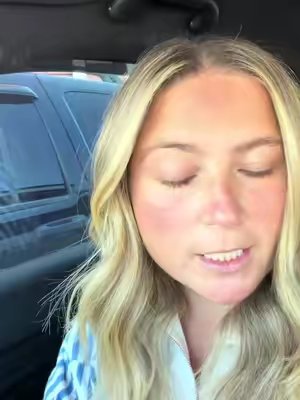 TikTok post by @aka_ellewoods_ for Amaxy Beauty. Caption reads: @AMAXY Haircares still unsure how gel did this?.