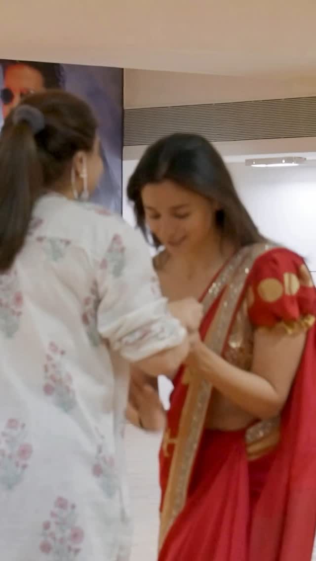 Instagram post by @aliaabhatt for Dharma Productions. Caption reads: Reliving these memories and my heart is soooo full....