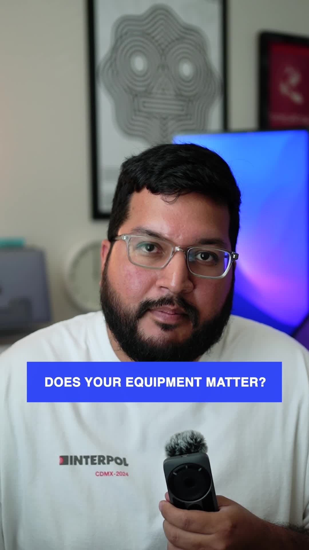 Instagram post by @ernalgas for Wacom. Caption reads: [...] matter? 👀 Yes… and absolutely not.⁣
⁣
Wacom....