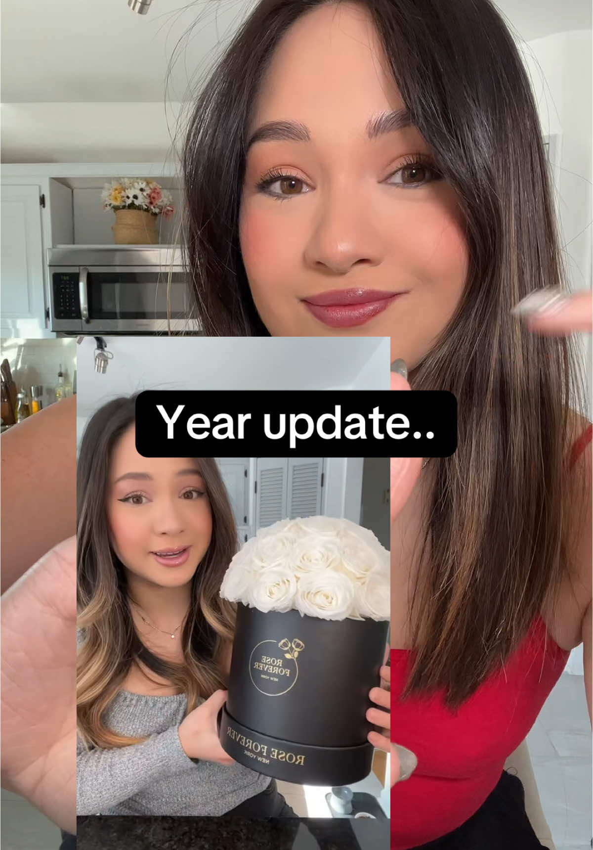 TikTok post by @missbedhead for Rose Forever. Caption reads: Rose Forever 1+ Year Update! I got it in Jan 2024....