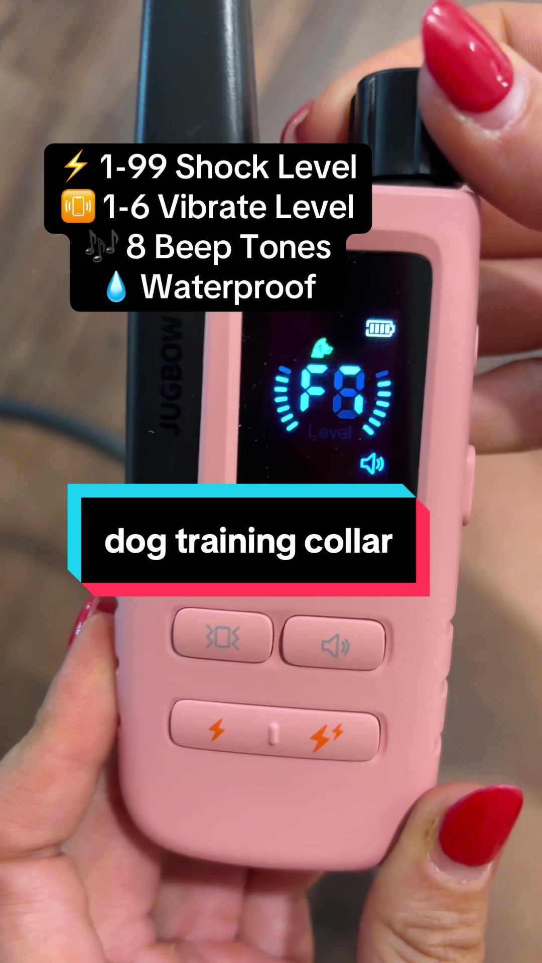 TikTok post by @sydtokshop for Jugbow. Caption reads: The cutest way to level up your pup’s style 😍🐶✨....