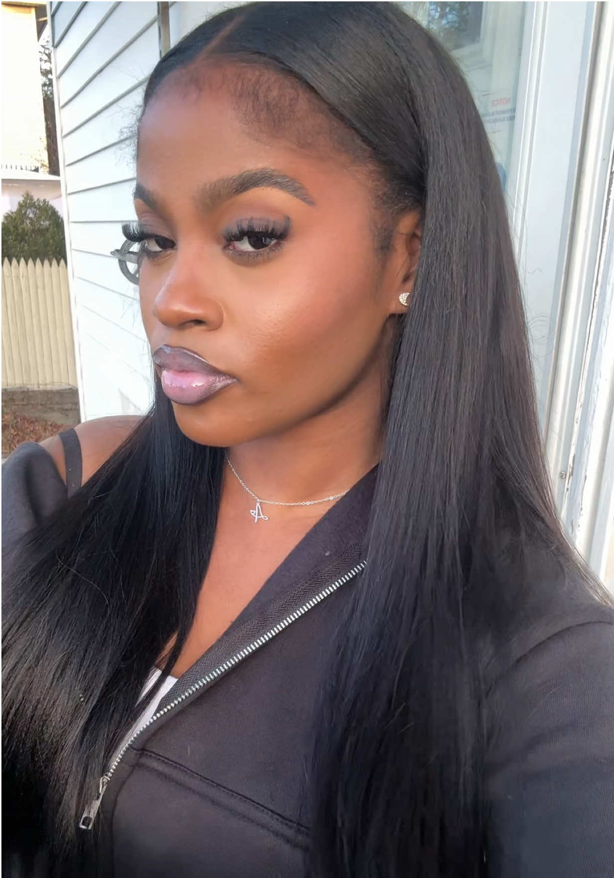 TikTok post by @alyssanikohl for Klaiyi Hair. Caption reads: quick review on this v-part from @Klaiyi Hair....