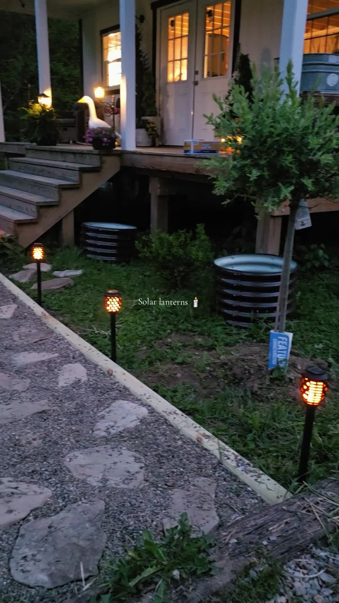 TikTok post by an influencer for Grand Patio. Caption reads: @GRAND PATIO #solarlights #SummerVibes [...].