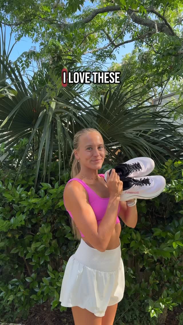 Instagram post by @kat_shultis for DICK'S Sporting Goods. Caption reads: adding the new @hoka Clifton 10 to my marathon....