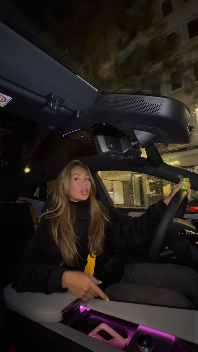 Instagram post by @chanle for Polestar. Caption reads: “Toxic” is still a vibe. Lasst uns den Song....