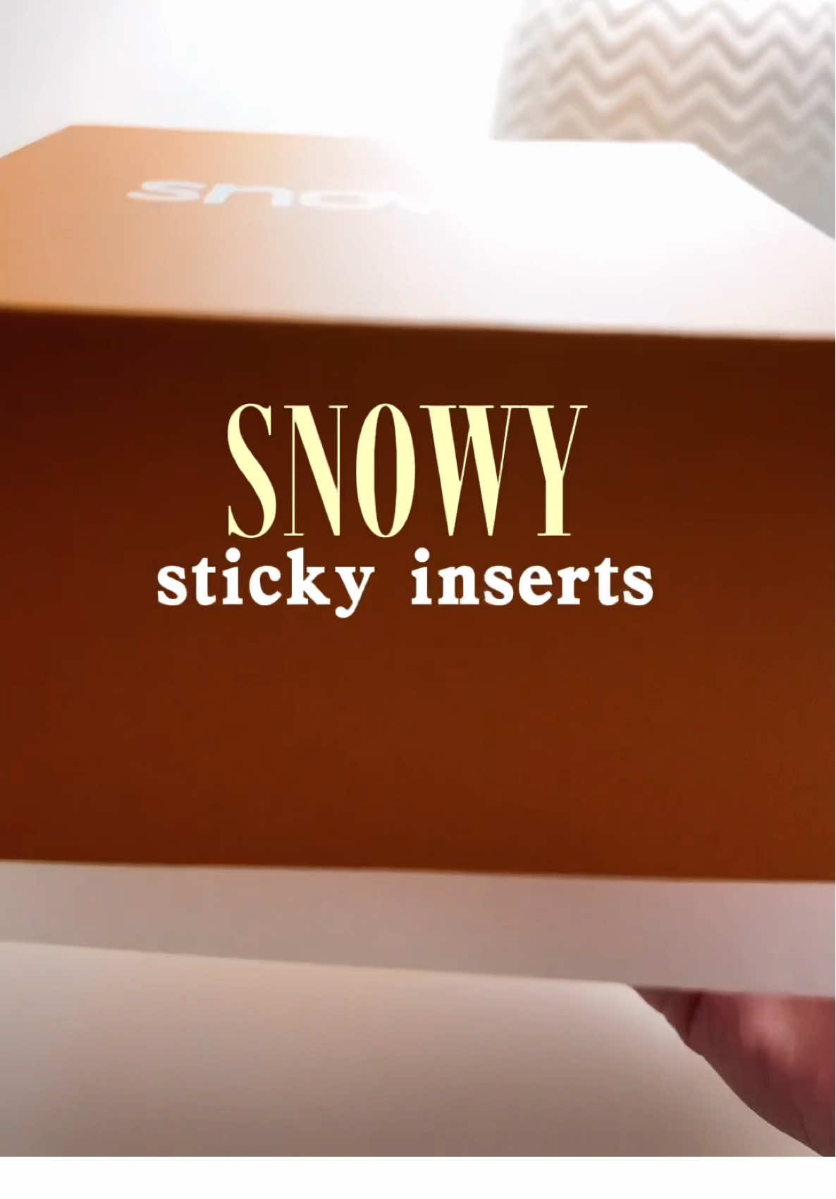 TikTok post by @avigxil for Snowy Care. Caption reads: @Snowy Care || These are a literal game changer…....