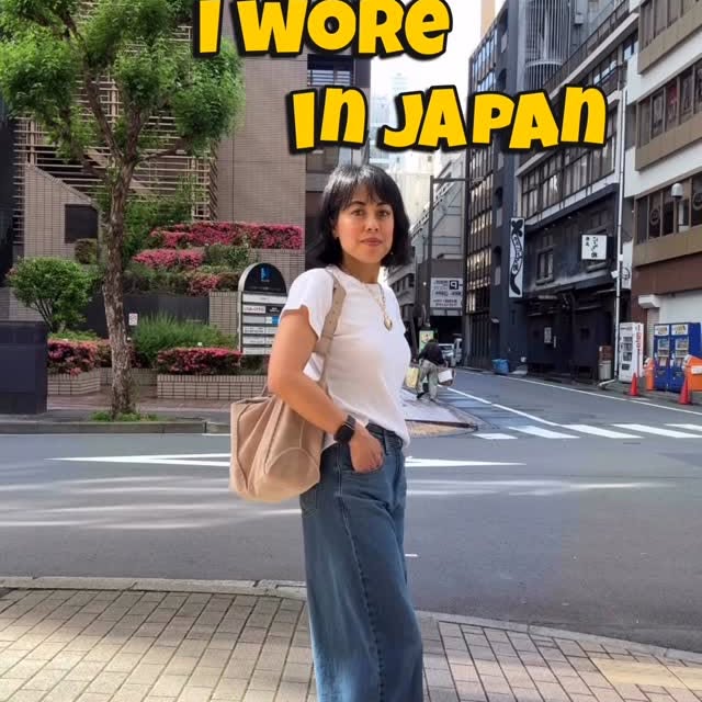 Instagram post by @chrisinseams for Just Black Denim. Caption reads: Everything I packed as a NEUTRALS girlie for a....