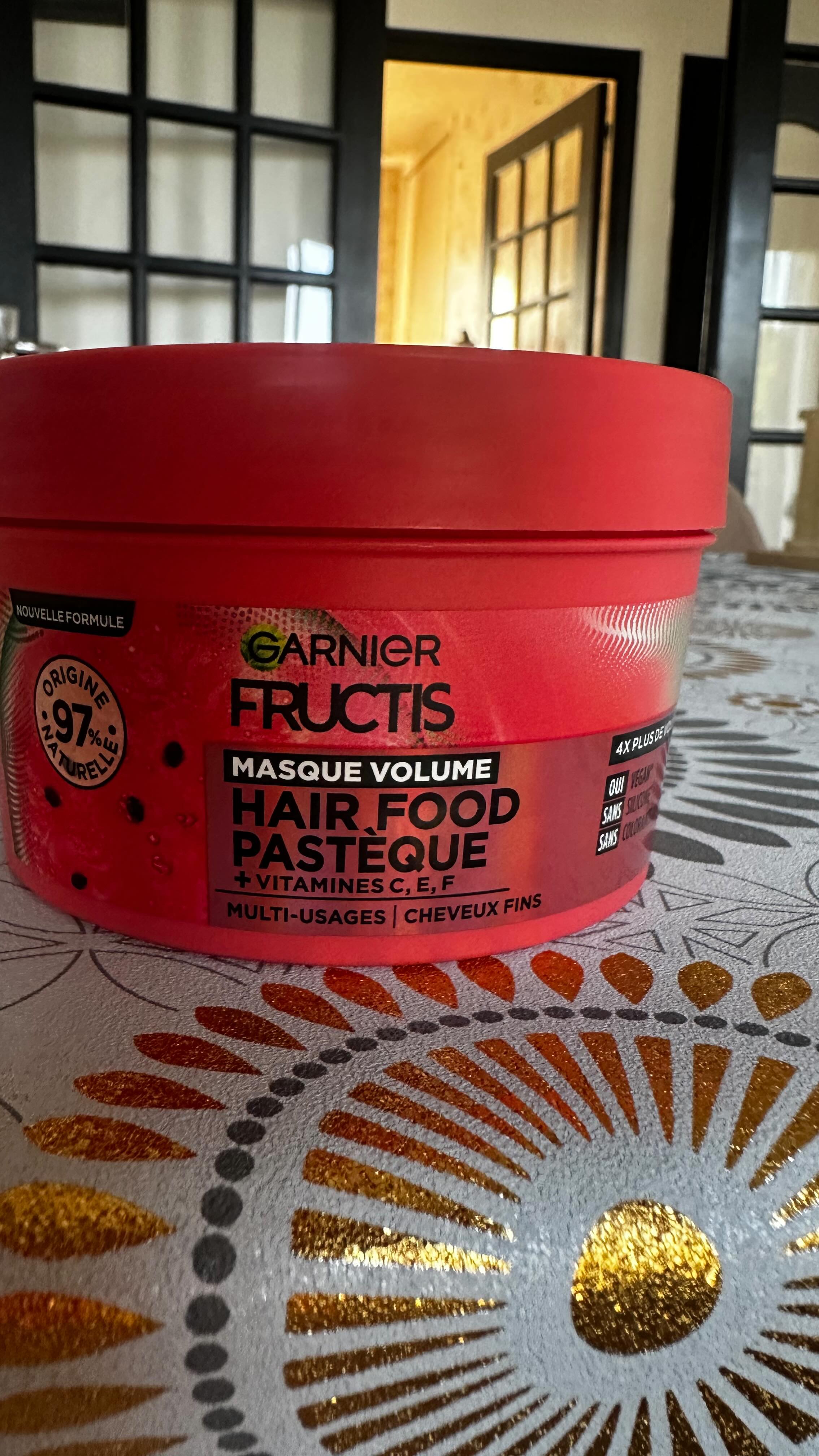 Instagram post by @katiafreshlife for Skeepers. Caption reads: FRUCTIS HAIR FOOD 💆‍♀️

Ce soir je vous présente....