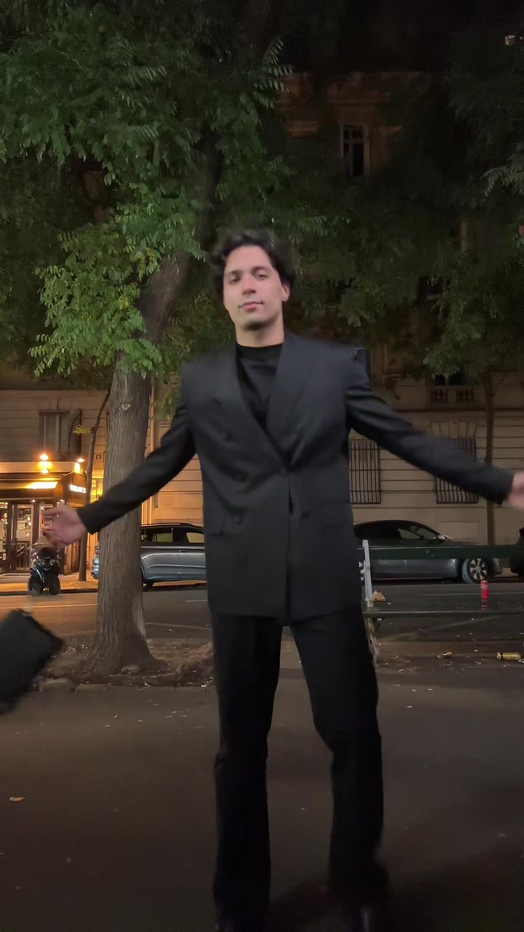 TikTok post by @mayermk for KARL LAGERFELD. Caption reads: #outfit @Karl Lagerfeld .