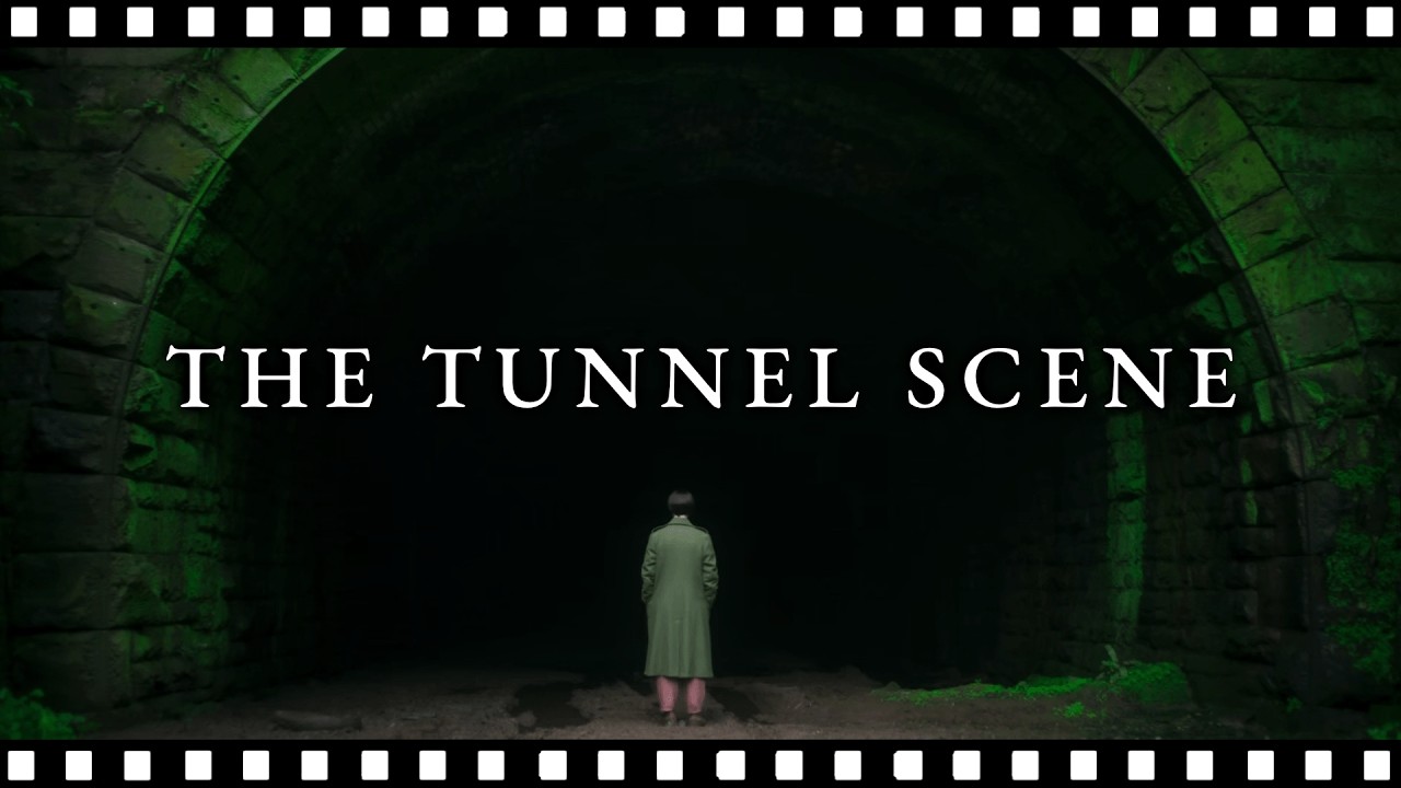 YouTube post by @RyanHollinger for Los Angeles Times. Caption reads: The Scariest Scene in MEN (2022).