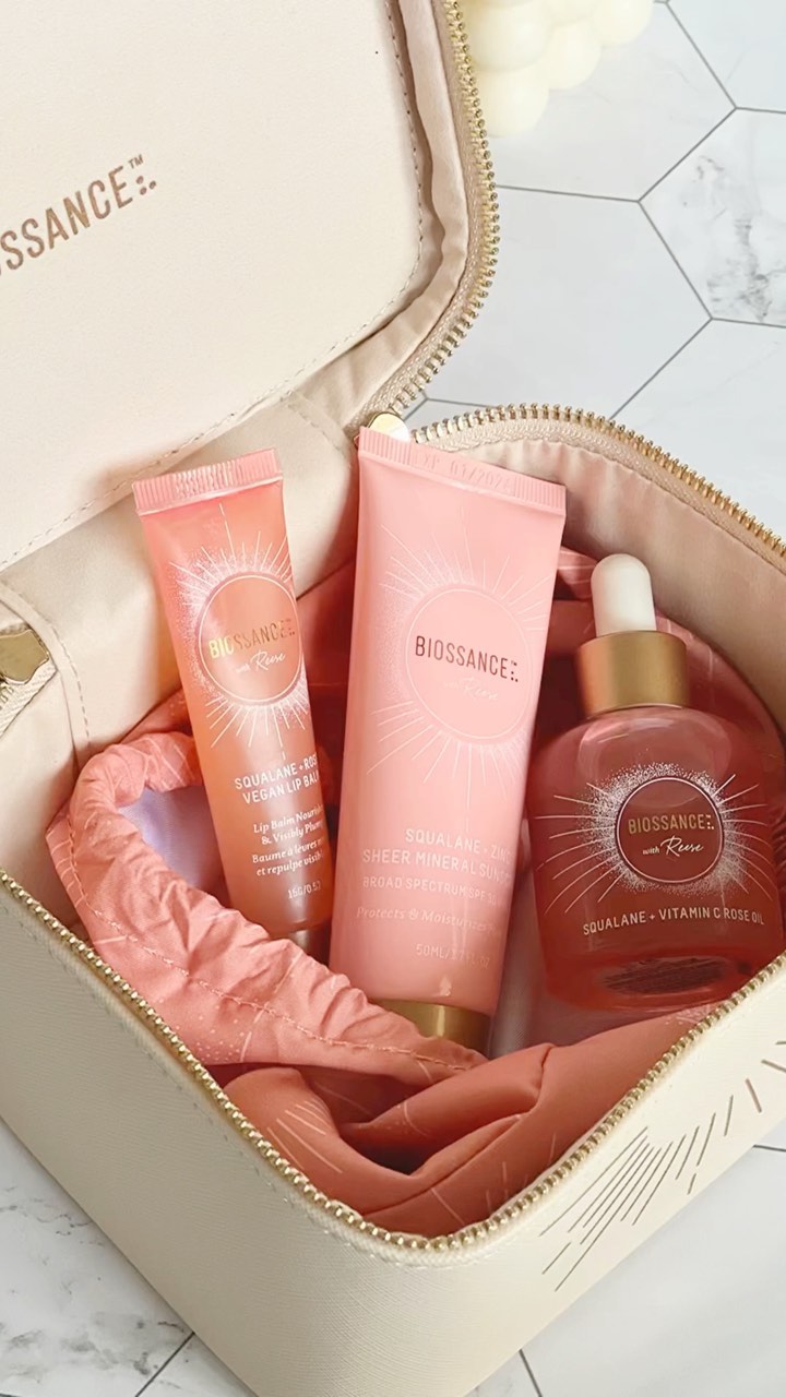 Instagram post by @jentdreamworld for InfluenceHer Collective. Caption reads: Happy #pinkwednesday 
I brought @biossance ....