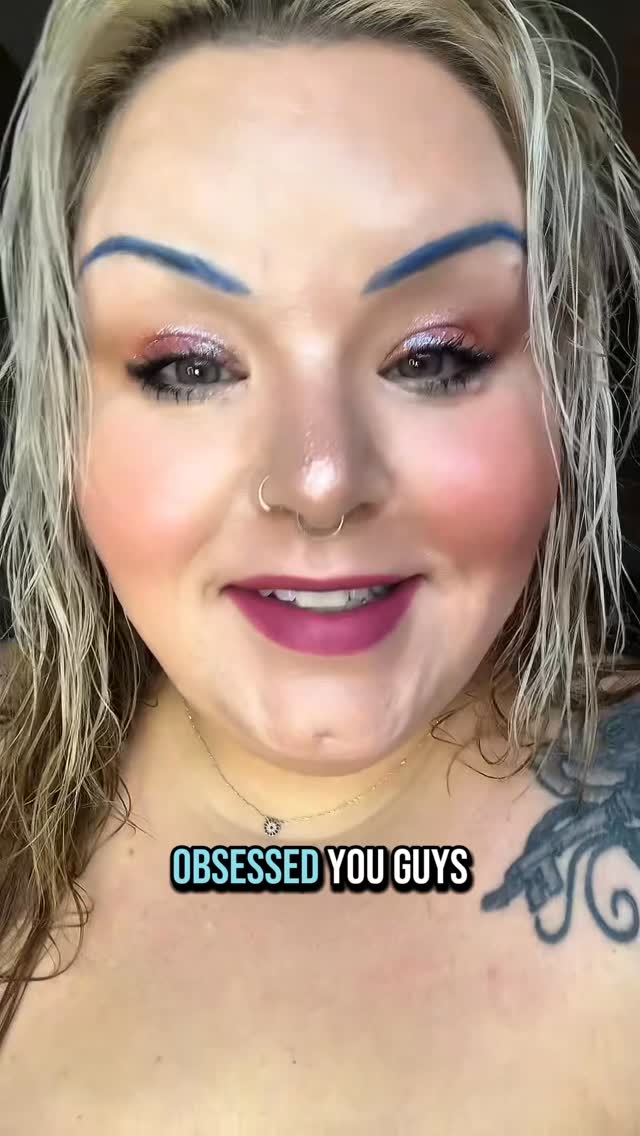 Instagram post by @phatgirlsareprettytoo for Adriana Nichole Cosmetics. Caption reads: Obsessed ✨🫶🏻🙌🏻🤌🏻 @adriananicholecosmetics....