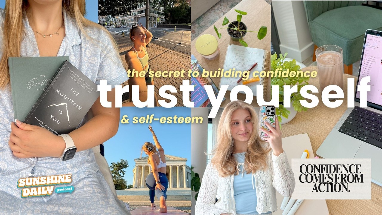 YouTube post by @CharlottePrattYT for Resistencia Cultural. Caption reads: how to build your confidence 🦢🌷 get over fear of....