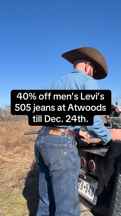 Instagram post by @martyoftheray for Levi's. Caption reads: [...] a thing or two.
#AtwoodsRanchandHome #Levis....