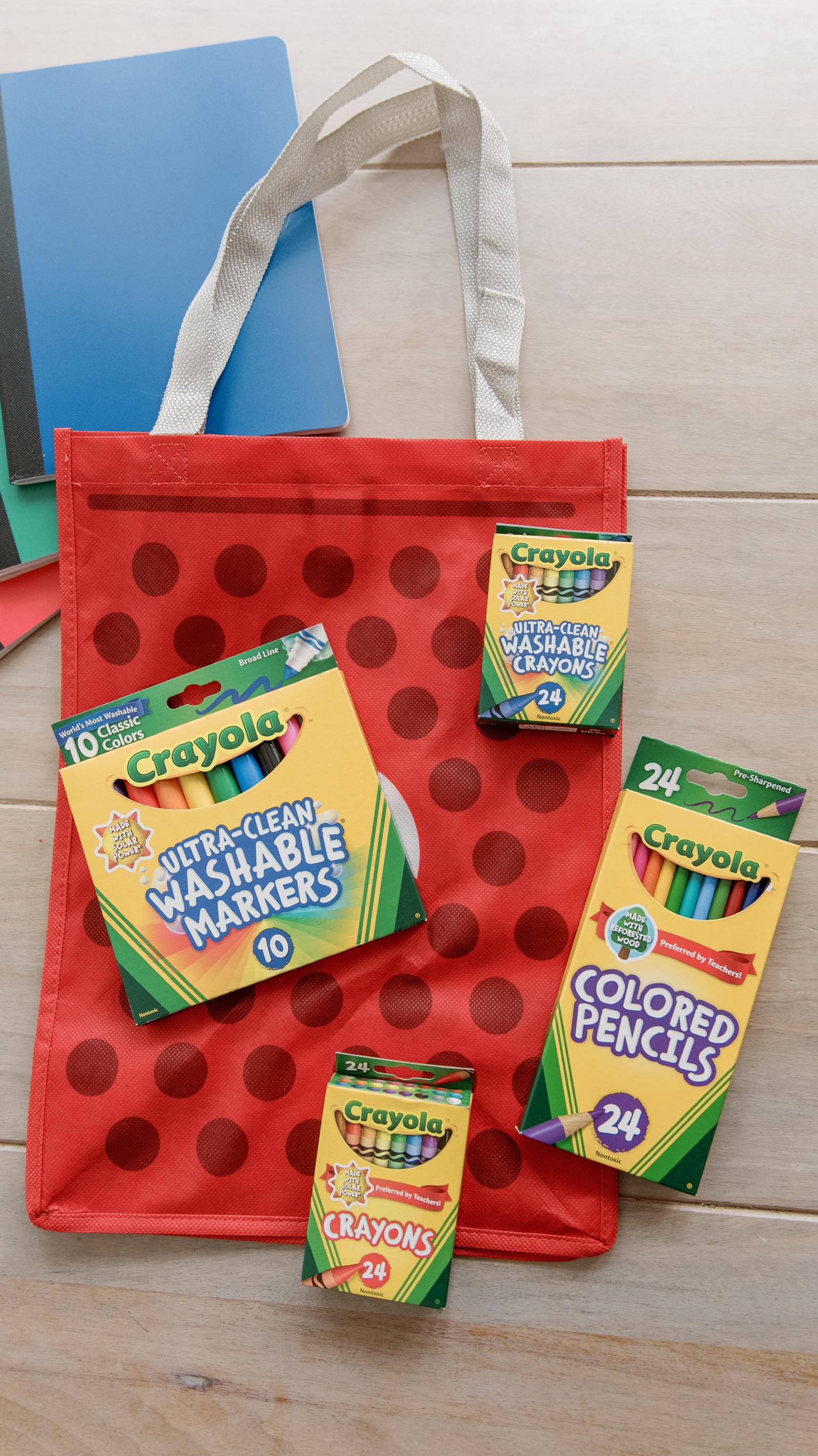 Instagram post by @homeandkind for Crayola. Caption reads: #ad Just placed a Drive Up order at @Target for....