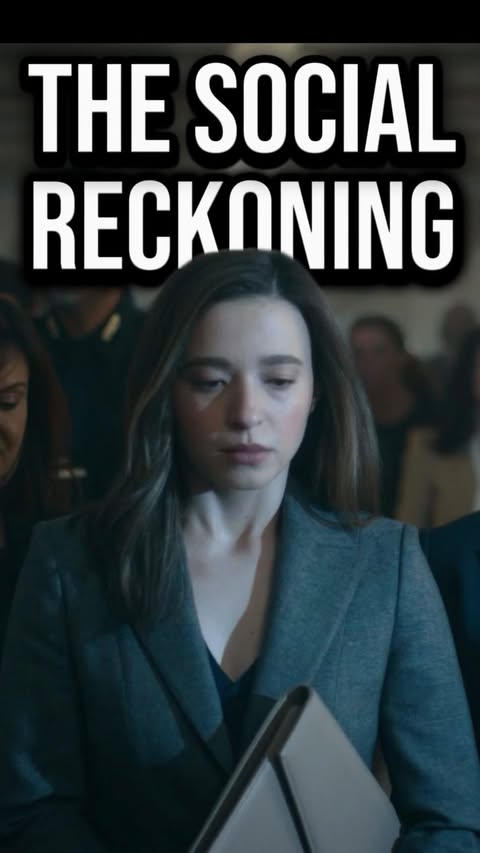 Instagram post by @such.polina for Sony Pictures. Caption reads: [...] Social Reckoning in cinemas Oct 9.....