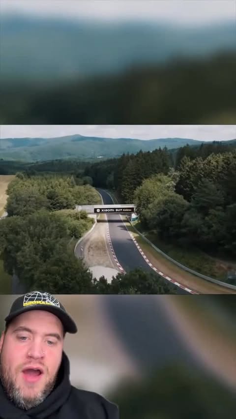 Instagram post by @richardsalesofficial for Xiaomi. Caption reads: AD - My First Look At The XIAOMI SU7 ULTRA....