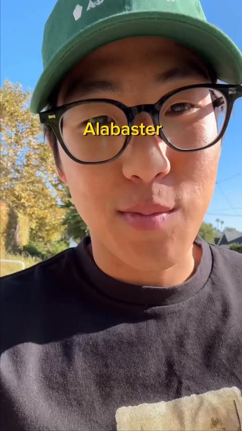 Instagram post by @smuelhan for Alabaster Co. Caption reads: Creative Director @smuelhan shares about the....